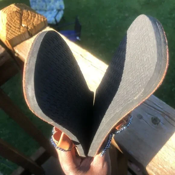 NWOT Debbsie Beads handmade Kenyan beaded leather sandals, size 40, size 9 - Picture 7 of 8